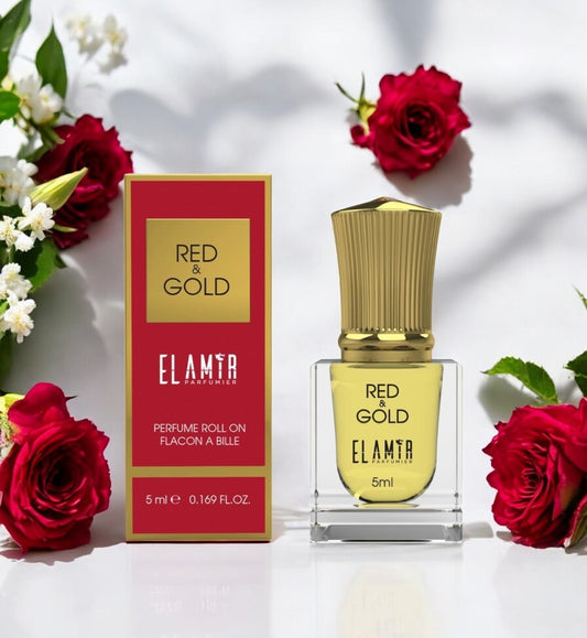 EL AMIR RED & GOLD Parfümöl Box