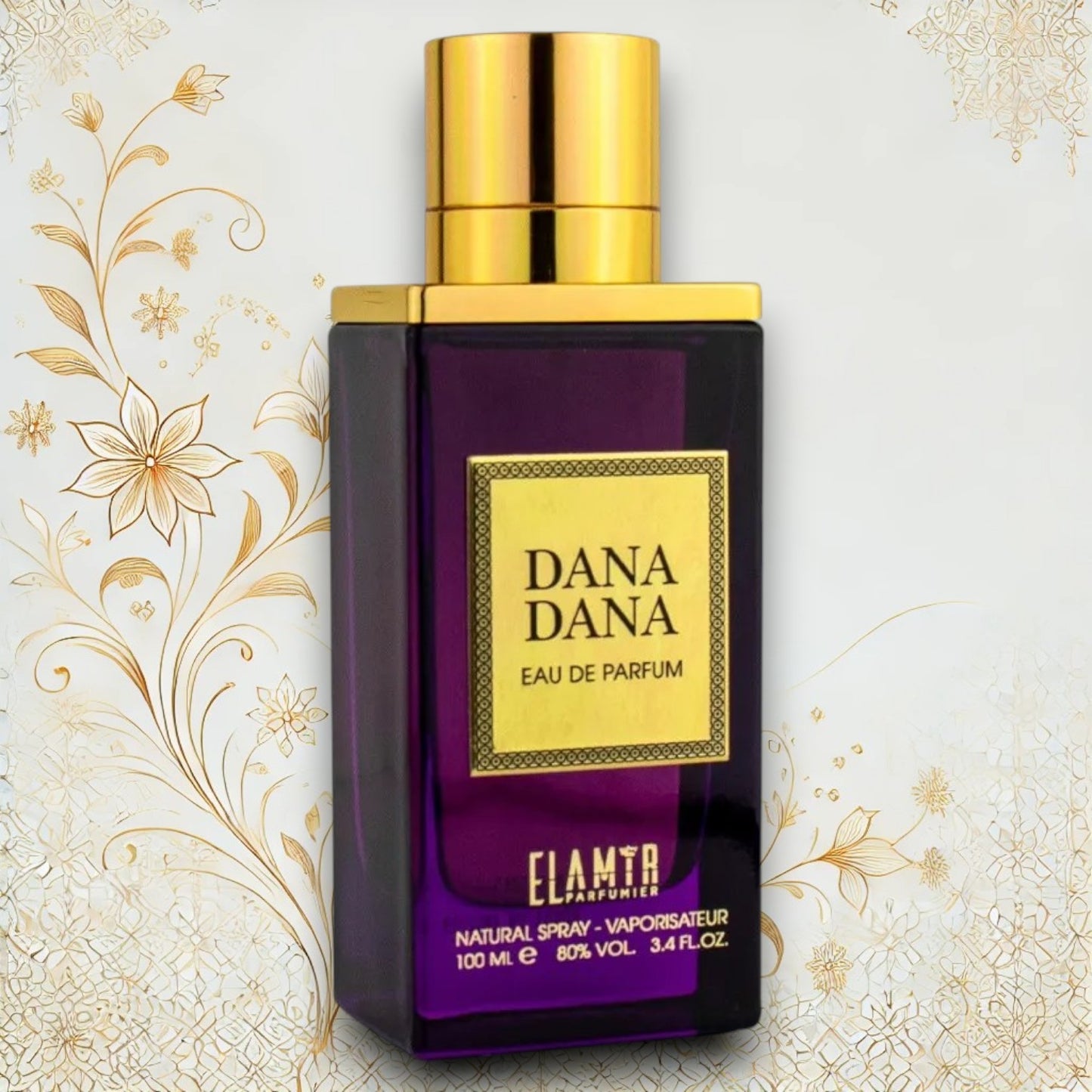 Verführerisches DANA DANA Damenparfüm mit Noten von Jasmin, Orangenblüte, Tuberose, Ambroxan und Patchouli – warm und langanhaltend