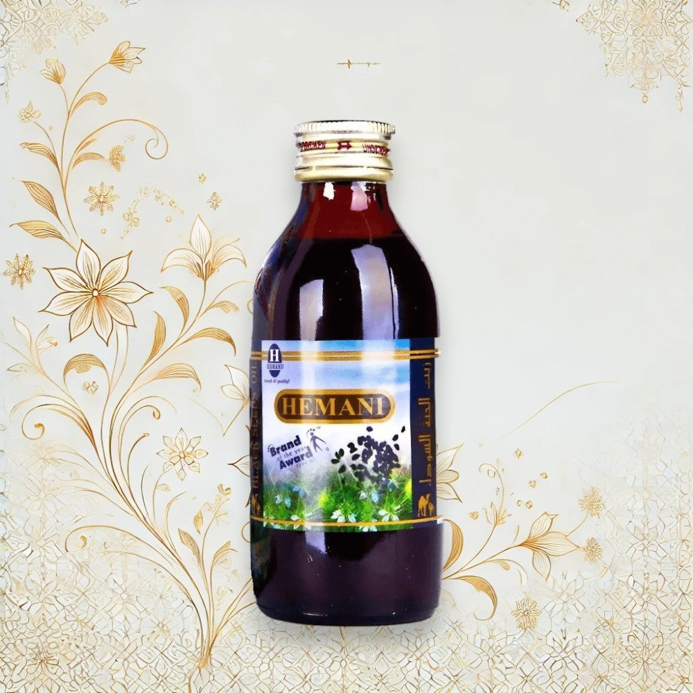Black Seed Oil von Hemani – Kaltgepresstes Naturöl für Immunsystem, Hautpflege & Haarstärkung.