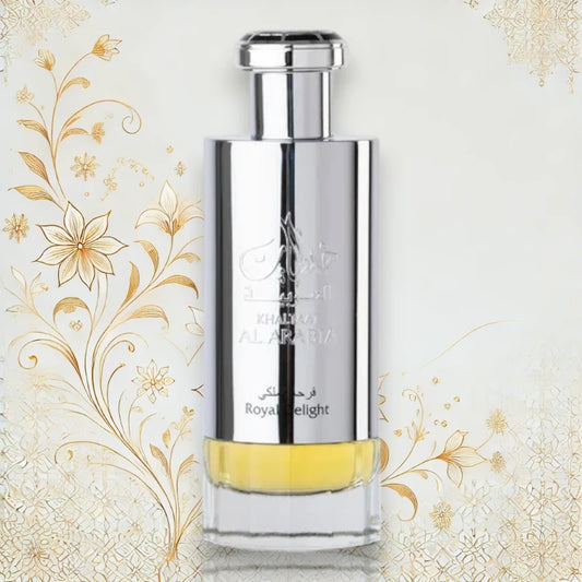 Lattafa Khaltaat Al Arabia Royal Delight Silver – Würziger Duft mit Zedernholz und Moschus.