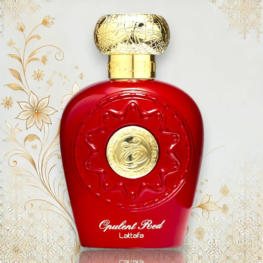 Lattafa Opulent Red – Duft mit Safran, Patchouli und Zedernholz.