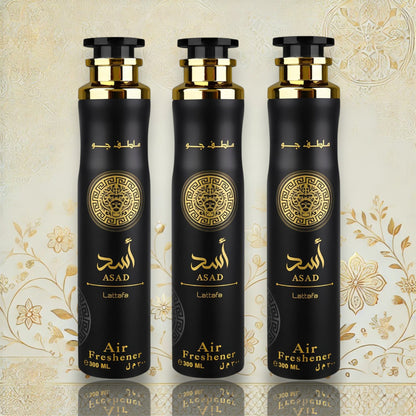 3x Lattafa Asad Raumspray