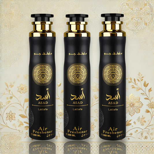 3x Lattafa Asad Raumspray