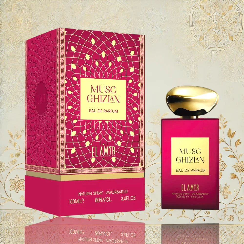 EL AMIR MUSC GHIZLAN Eau de Parfüm, 100 ml, orientalische Noten für ein luxuriöses Dufterlebnis