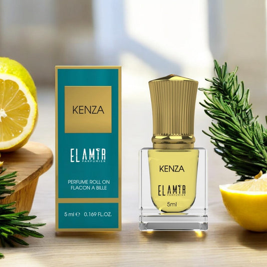EL AMIR Parfümöl KENZA in der praktischen 5-ml-Roll-on-Flasche – ein eleganter Unisex-Duft für besondere Momente.