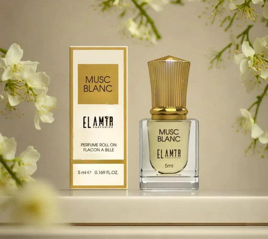 EL AMIR Parfümöl MUSC BLANC – inspiriert von einer Luxusmarke, mit sinnlichem Oud, Rosen & weißem Moschus.