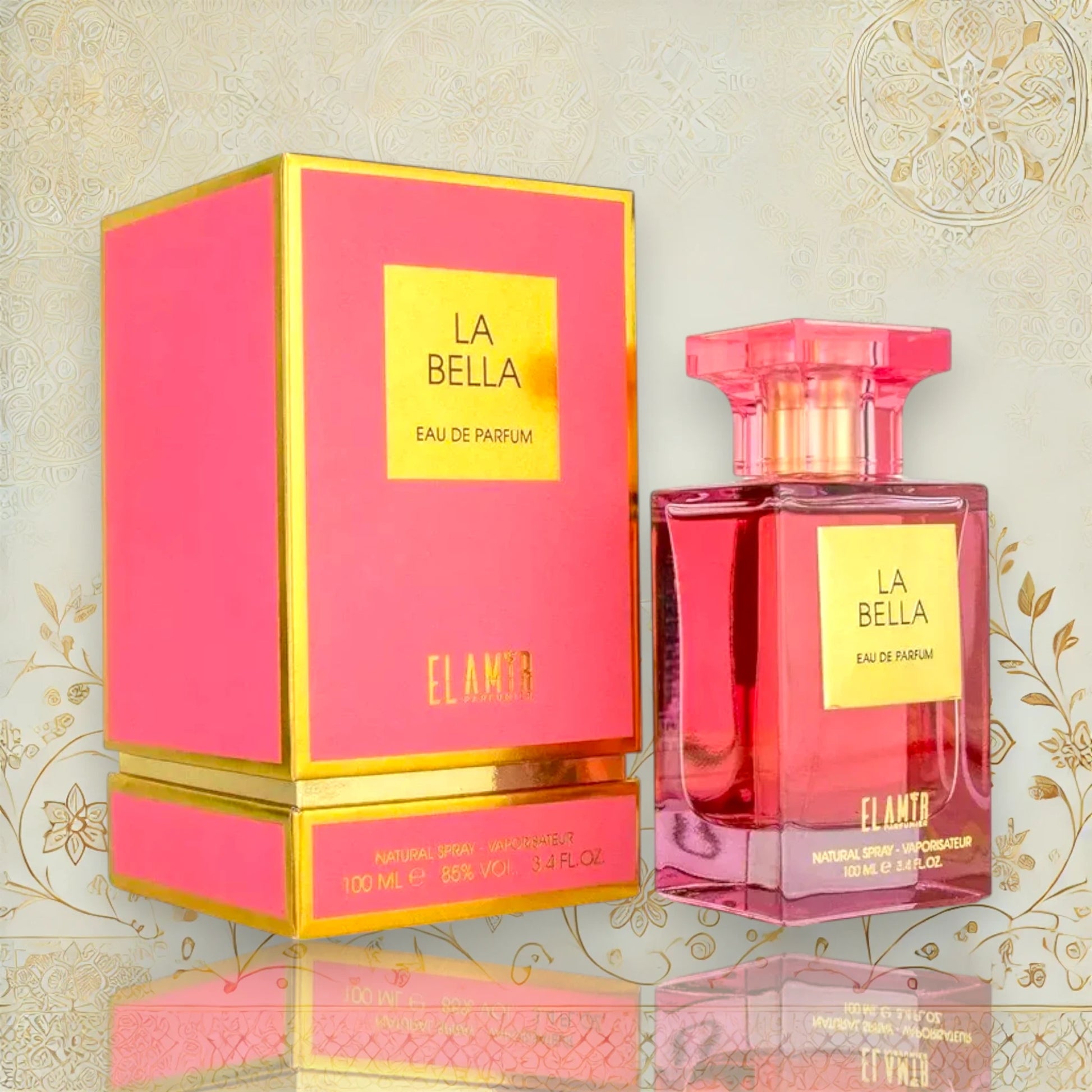  El Amir La Bella Eau de Parfum, orientalischer Damenduft im eleganten Flakon, 100 ml