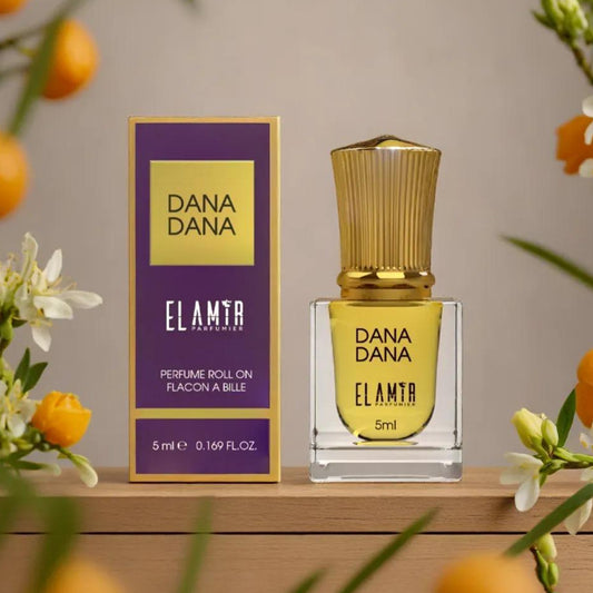 Alkoholfreies Roll-On Parfümöl DANA DANA mit Bergamotte, Jasmin, Orangenblüten & Patchouli
