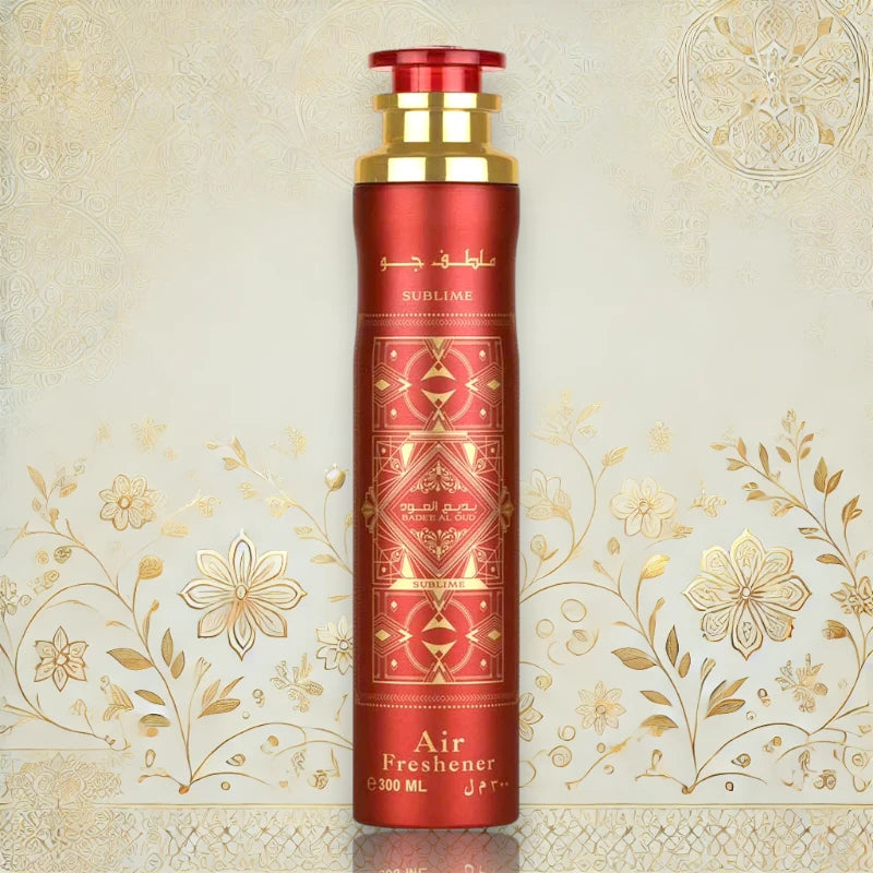 Sublime Raumduft mit fruchtigem Start, Rose-Jasmin-Herz und sinnlicher Basis aus Vanille, Moschus und Amber