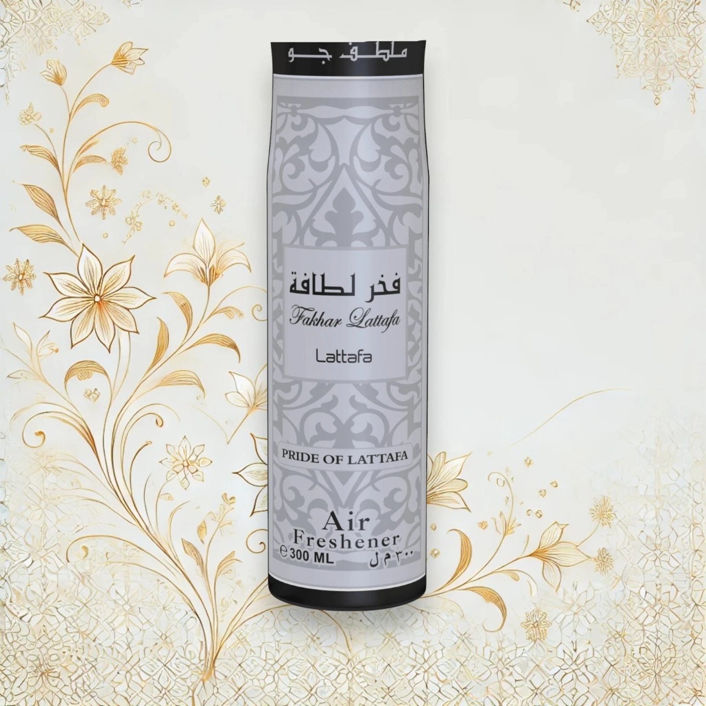 Raumspray Lattafa Fakhar Black mit Veilchen, Amber und Eichenmoos für eine stilvolle Raumatmosphäre