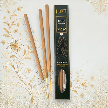 Oud Elamir bringt dir eine maskuline, würzig-holzige Komposition mit kraftvoller Tiefe. Perfekt für alle, die den klassischen Oudduft lieben – langanhaltend und edel.

