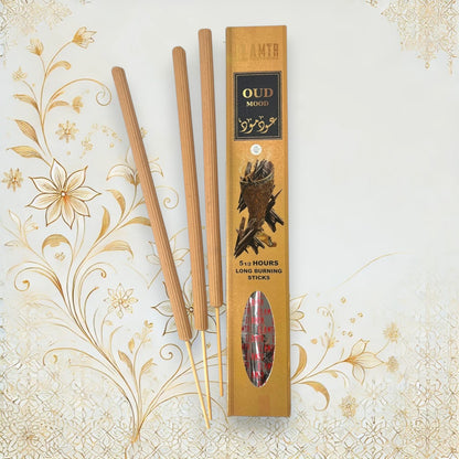 Oud Mood steht für warme, leicht süßliche Oud-Nuancen mit orientalischem Touch. Ideal für stimmungsvolle Stunden oder besondere Momente – ein Klassiker für Duftliebhaber.


