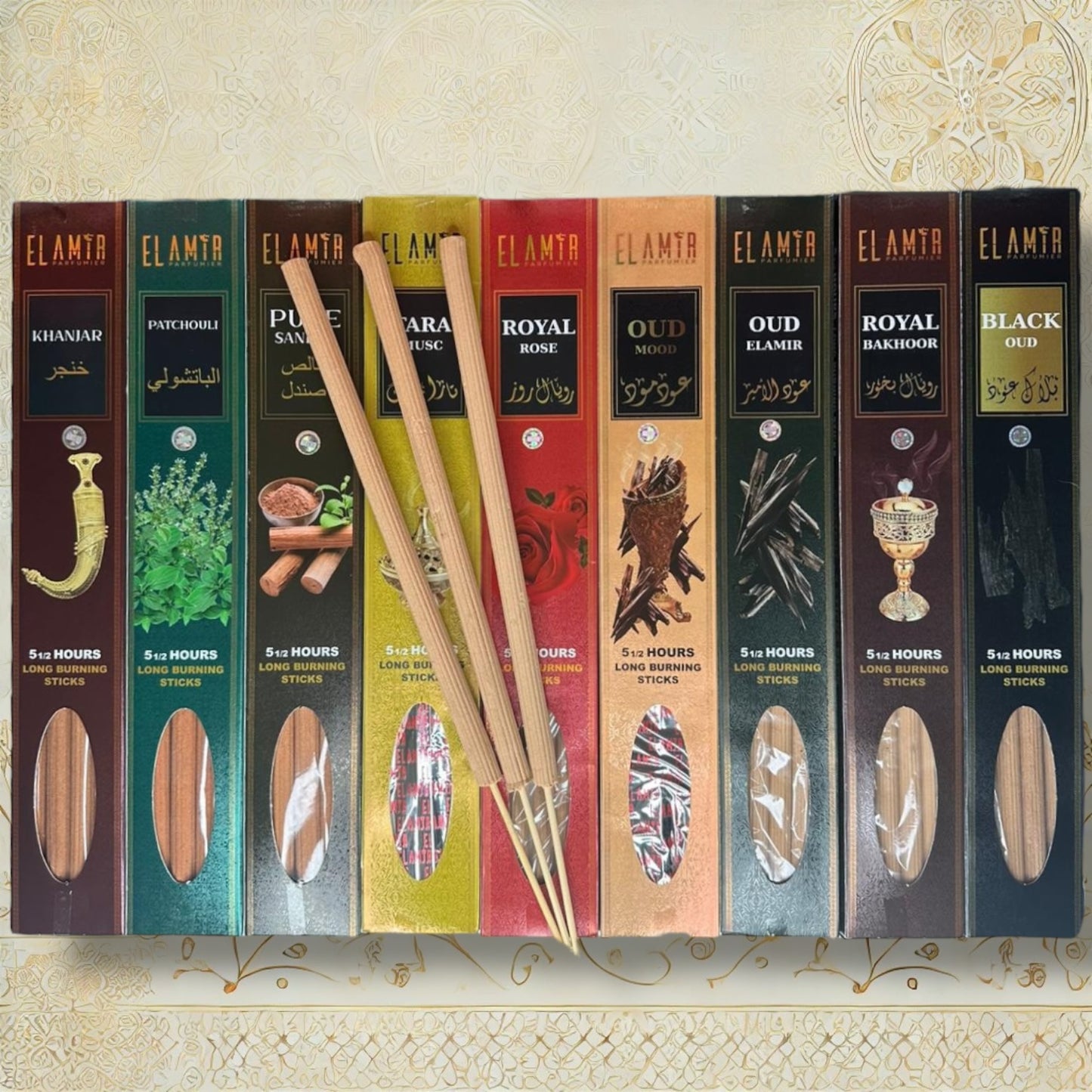 El Amir extra dicke Räucherstäbchen