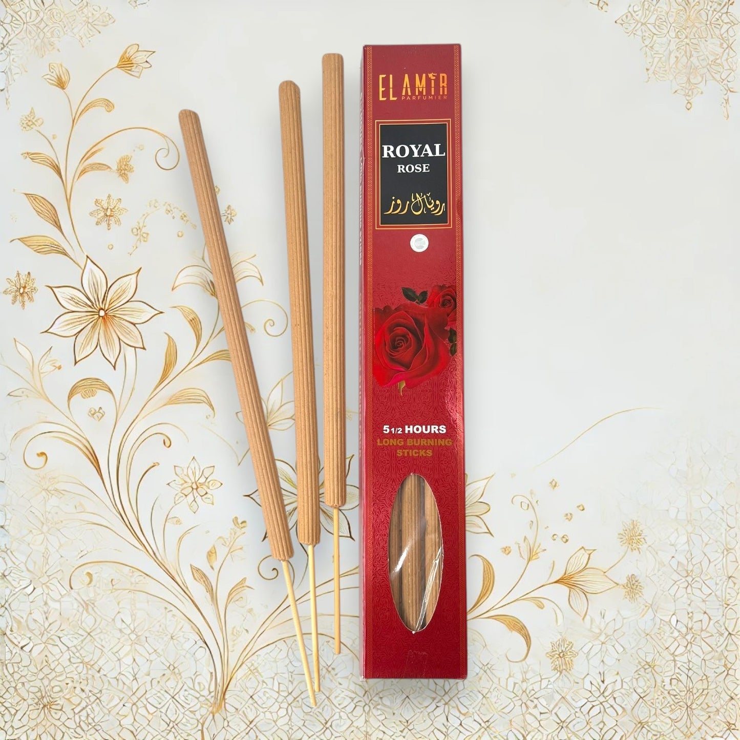 Erlebe die Eleganz der Rose in ihrer intensivsten Form. Royal Rose entfaltet ein sinnlich-blumiges Aroma, das Romantik und Ruhe in deine Räume bringt – langanhaltend und stilvoll.

