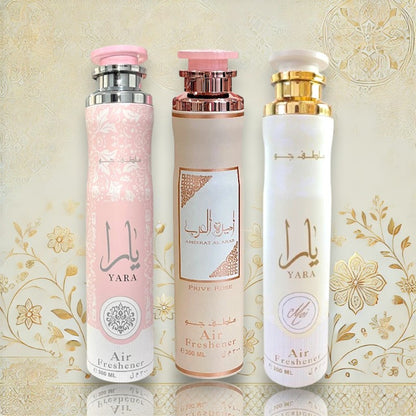 Lattafa Raumspray Set – 3 × 300 ml - Floral & Soft