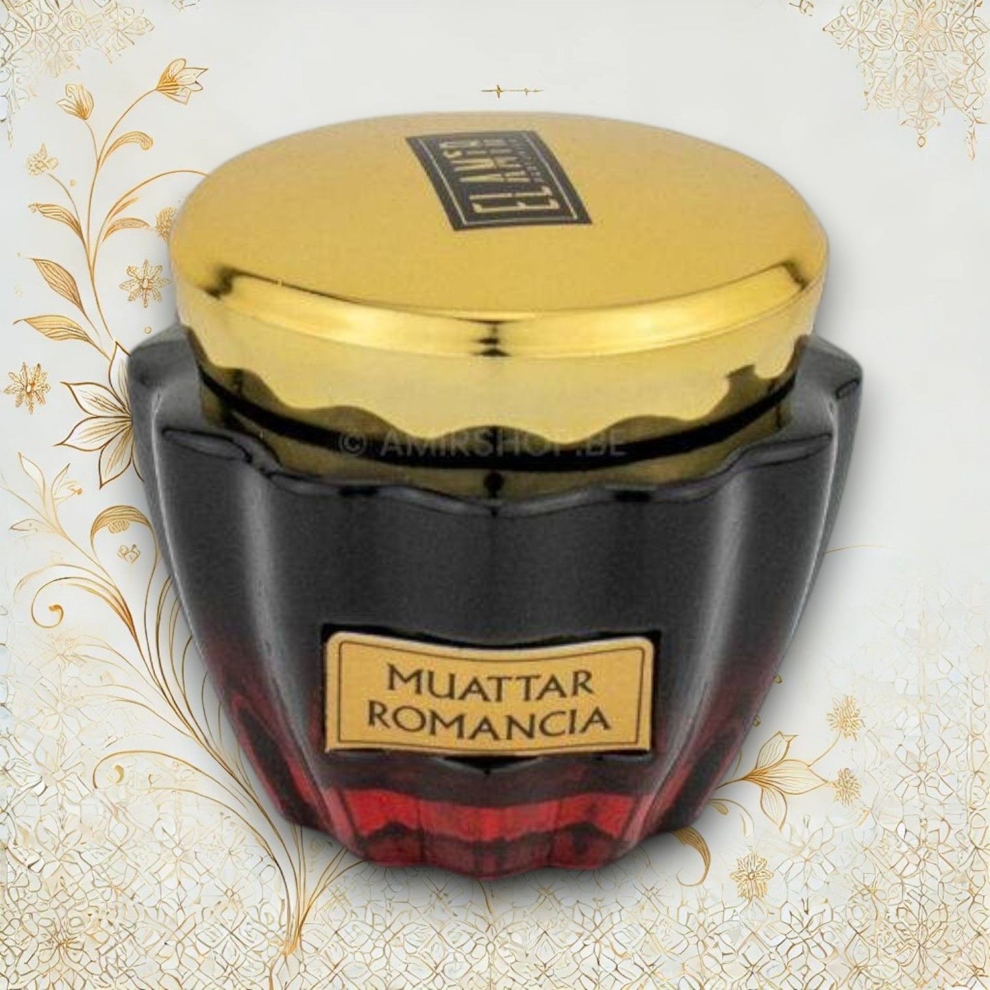 Elegante Verpackung des Bakhour Muattar Romancia Weihrauchs