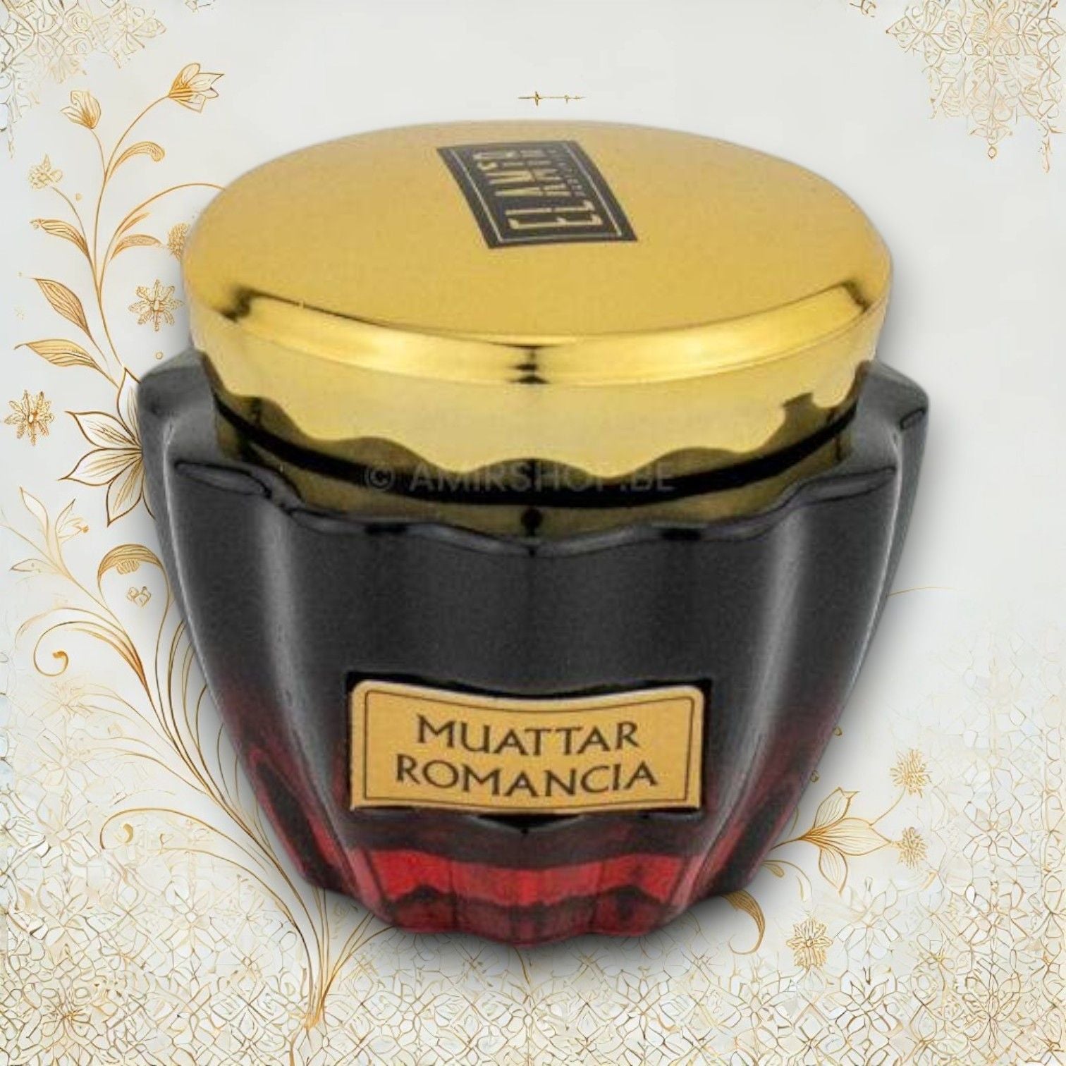 Elegante Verpackung des Bakhour Muattar Romancia Weihrauchs