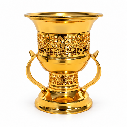 El Amir Weihrauchbrenner gold – Frontansicht